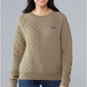 Green Patagonia Quilted Crew Pullover